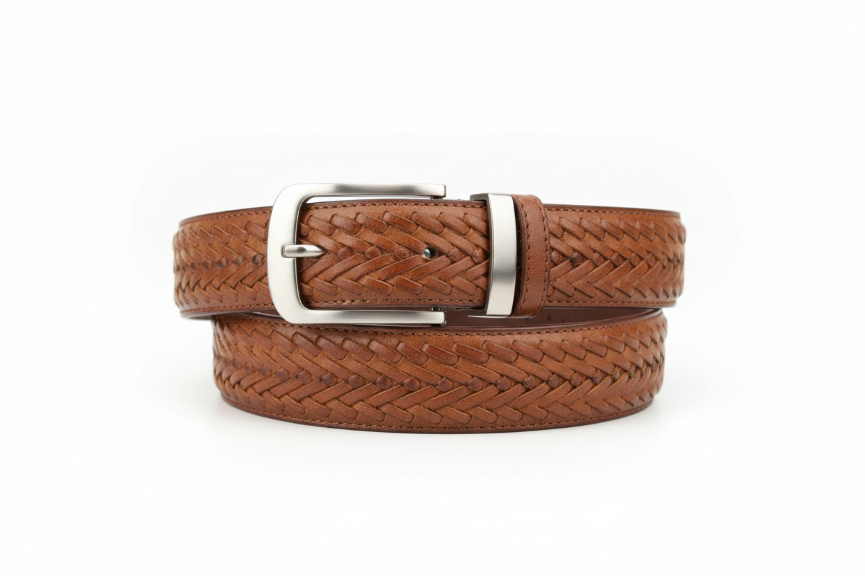 Belt white background