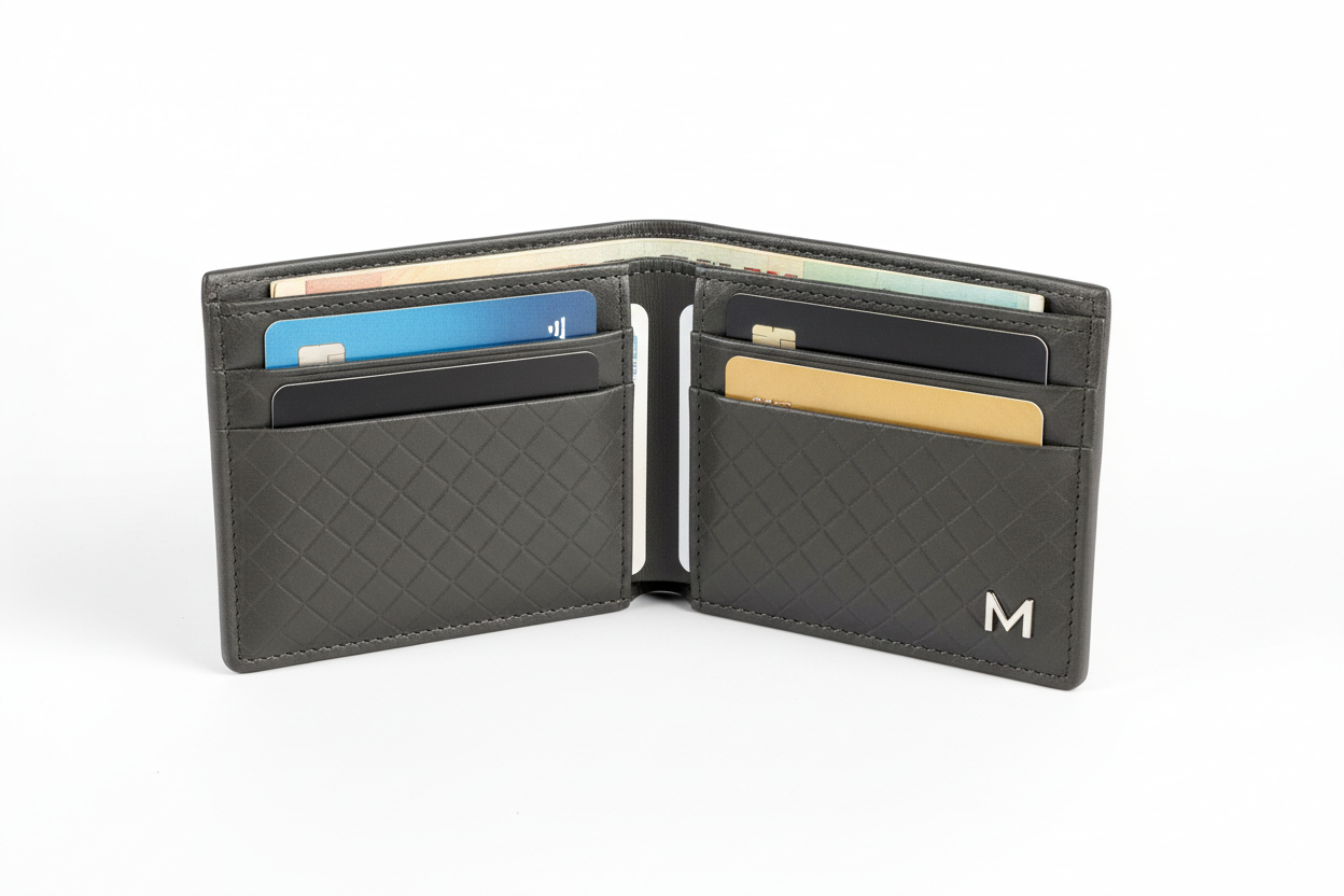 Wallet white background